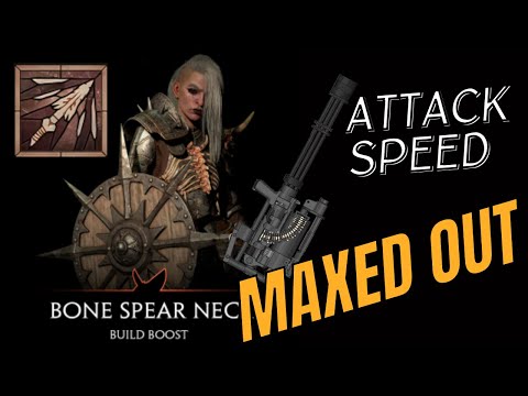 Max Attack Speed Bone Spear Necro Demo (WIP) | D4