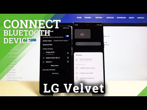 How to Connect LG Velvet via Bluetooth – Pair Bluetooth Devices