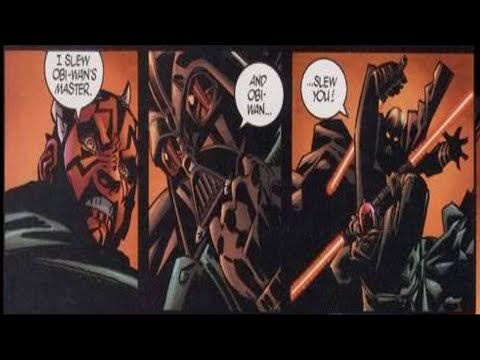 Star Wars Epic Showdown - Darth Vader Vs Darth Maul With A Lot Of Disrespect!