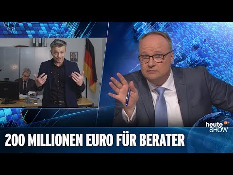 Berateraffäre: Wird es jetzt eng für Ursula von der Leyen? | heute-show vom 08.02.2019