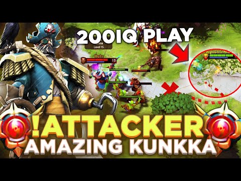 The Reason why he is the best Kunkka  - !Attacker 200 IQ Plays Dota 2
