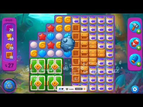 Fishdom lvl 6483-6492🔥Happy New Year 🎉🏆❤️Gameplay #595