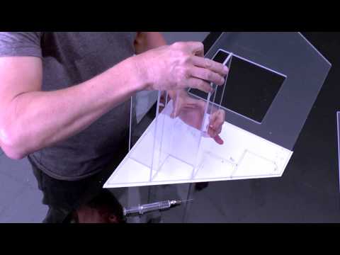 Plastic acrylic product display stand