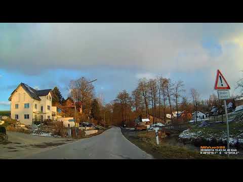 D: Maiersreuth. Markt Neualbenreuth. Landkreis Tirschenreuth. Ortsdurchfahrt. Februar 2018