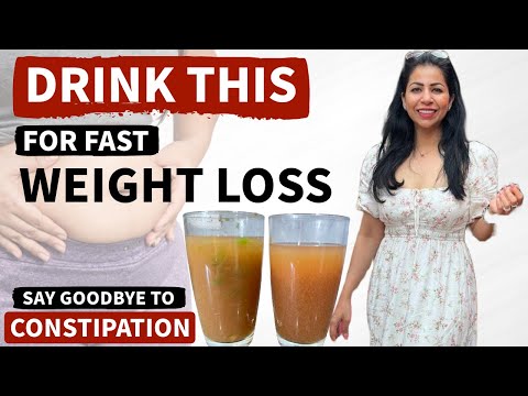 Drink This For 10 Days For Fast Weight Loss & Relieve Constipation(100% Natural Remedies)|Fat to Fab