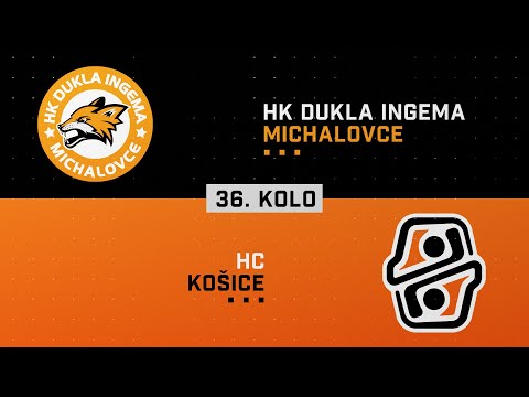 36.kolo HK Dukla INGEMA Michalovce - HC Košice HIGHLIGHTS