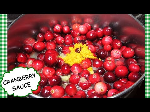 The BEST Homemade CRANBERRY SAUCE ~ Tess Cooks4u Thanksgiving Recipe