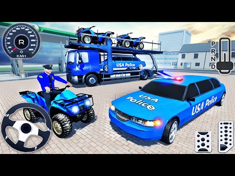 US Police Limo Transporter Truck Simulator - Android GamePlay