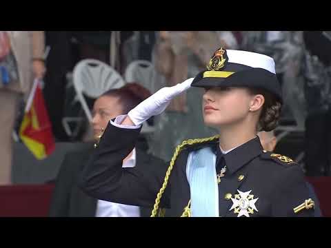 (Royal Salute) Spain National Anthem | King arrival | Spain National Day