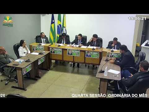 QUARTA SESSÃO ORDINÁRIA DO MÊS DE OUTUBRO DE 2026