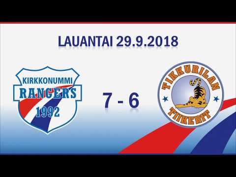 Maalikooste: Kirkkonummi Rangers vs Tikkurilan Tiikerit