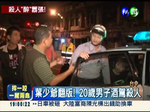 太溺愛! 兒酒駕殺人 父對警咆哮