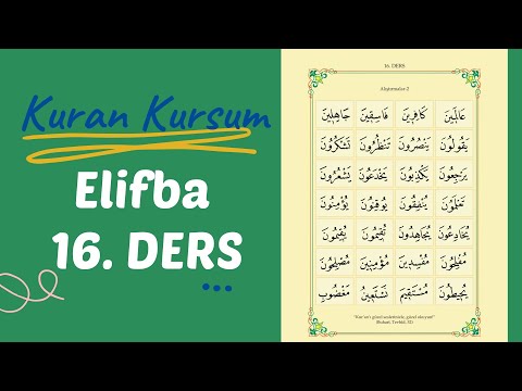 Kur'an Öğren | Elif Ba |16. Ders | Alıştırmalar