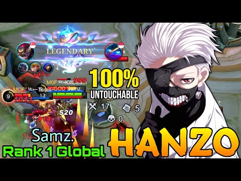 100% Untouchable Hanzo the Real Boss! - Top 1 Global Hanzo by Samz. - Mobile Legends