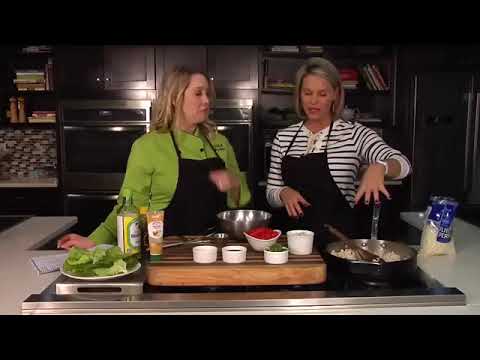 Create an Asian turkey lettuce wrap with Dietician Amanda Nighbert