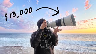 Shooting w/ a $13,000 telephoto lens
