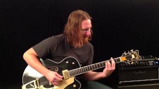 Video thumbnail for Gretsch Black Falcon G6136TBK with Bigsby Demo - MusicStoreLive.com by MusicStoreLive.com