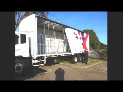 Quick Release Truck Side Cutain System