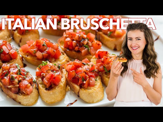 Video de pronunciación de Bruschetta en Inglés