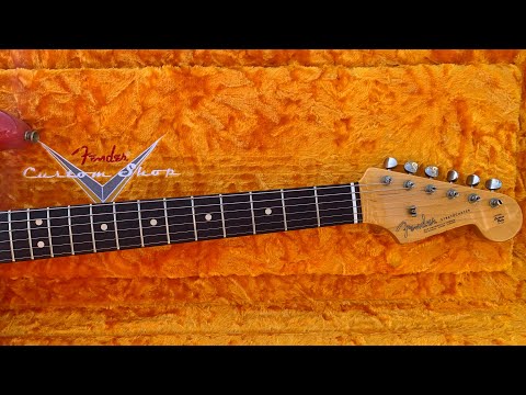 Fender Custom Shop Stratocaster 1963 fiesta red |relic| unboxing