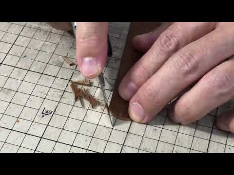 How to trim a leather watch strap