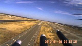 preview picture of video 'P47#43, OnBoard Video, Miss Behave's 6th Flight, Castle AFB, IMAA FLY-IN 2013'