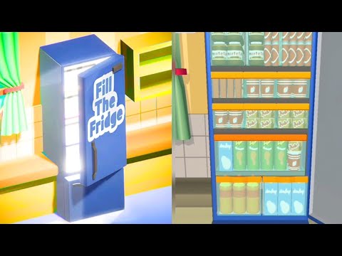 Fill The Fridge Gameplay Android iOS Games #3 #fillthefridge #restock #asmr #newgame