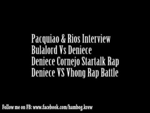 Pacquiao Vs Bradley Interview Hambog Ng Sagpro