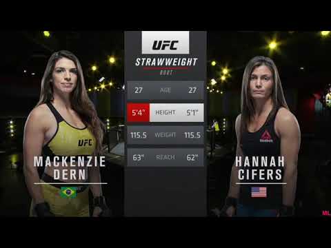 Hannah cifers vs mackenzie dern full fight