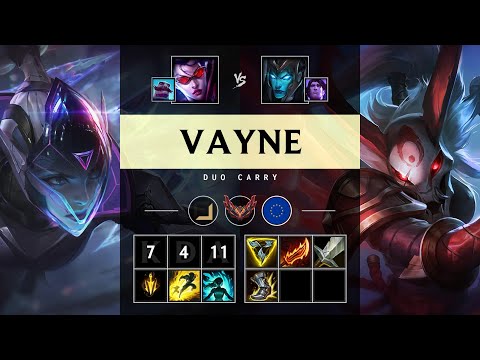 Vayne ADC vs Kalista: Killing spree - EUW Grandmaster Patch 25.S1.1