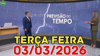 RISCO DE ALAGAMENTO: 5 capitais do Nordeste em alerta  | Previsão do Tempo Jornal Hoje 03/03