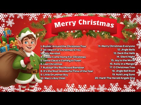 Top 20 Christmas Songs and Carols 🎄 Best Christmas Music Playlist