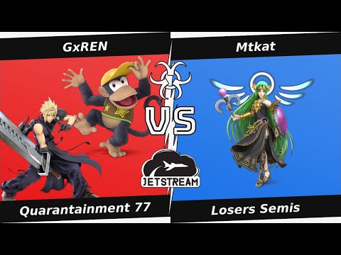 Quarantainment 77 Losers Semis - GxREN (Diddy, Cloud) Vs Mtkat (Palutena) - SSBU