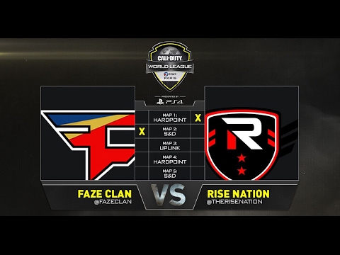 FaZe vs RISE Game 3 Uplink LOSER FINALS ESWC PARIS