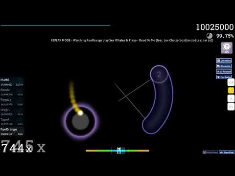FunOrange | Sex Whales & Fraxo - Dead To Me (feat. Lox Chatterbox) [extrad1881ar10] +HD 99.68% FC #1