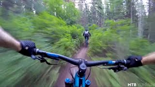 Mountain Biking Tibble Fork, American Fork Canyon, Utah on the Rocky Mountain Instinct BC edition