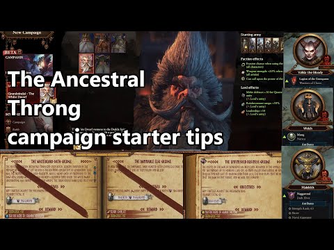 Ancestral Throng campaign starter tips for Immortal Empires - Total War: Warhammer 3