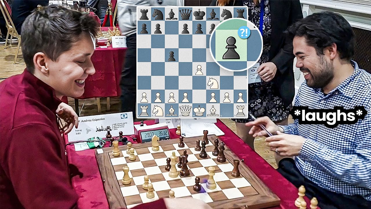 Why did Hikaru & Esipenko Laugh after the Game? | FIDE Grand Swiss 2023