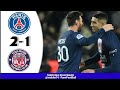 PSG vs Toulouse 2-1 II Goal MESSI and Assist HAKIMI II Highlights -2023 II MARLINA KHAZANAH