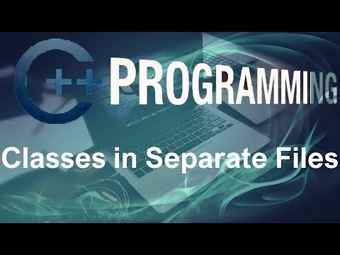 C Programming Tutorials – 14 – Classes in Separate Files