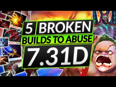 5 NEW OVERPOWERED BUILDS to ABUSE in PATCH 7.31D - PUDGE is BROKEN - Dota 2 Guide