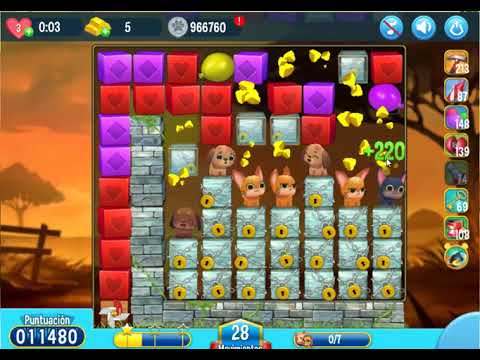 Pet Rescue Saga Nivel 2343 sin booster.-