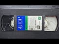 Alien 3 Widescreen Edition VHS Pre Show