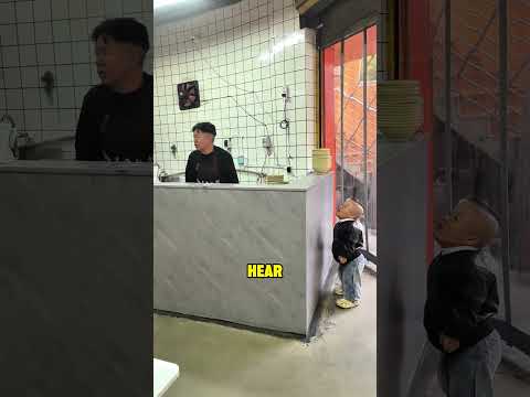 Funny encounter with a hard-of-hearing shop owner #shorts #funny #comedy