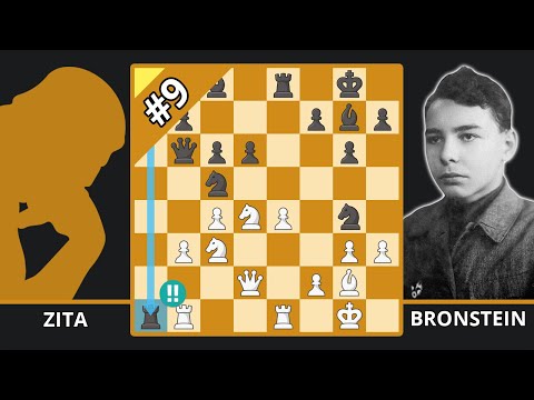 Bronstein Invents Modern Chess! - Best of the 40s - Zita vs. Bronstein, 1946