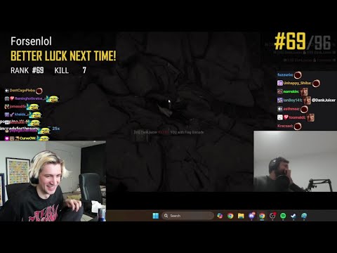 xQc Clicked on Forsen's Stream at the Perfect Time
