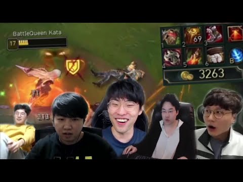 The Most INSANE Katarina Play You've Ever Seen - Random Stream Highlights (Translated)