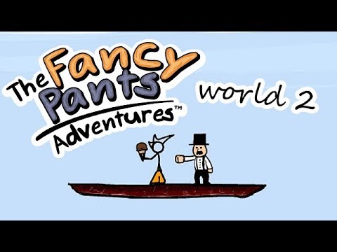 The Fancy Pants Adventure - World 2 - Part 1 [Gameplay, Walkthrough] Video