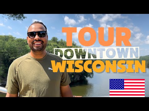 TOUR NO CENTRO DA MINHA CIDADE NO ESTADOS UNIDOS/WISCONSIN DELLS