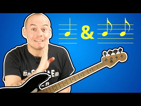 Die BESTE RHYTHMUS-ÜBUNG für Bass Anfänger - Viertel und Achtelnoten